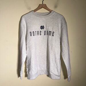 NOTRE DAME Fall Rush Collegiate oversized comfy crewneck sweatshirt M
